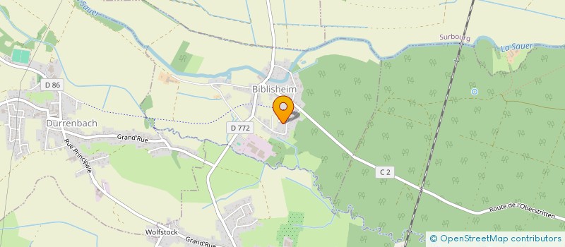 localisation de l'entreprise FECM  BIBLISHEIM
