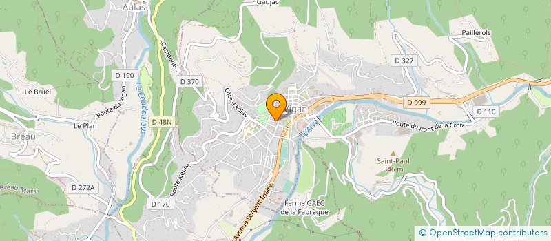 localisation de l'entreprise FECOM  LE VIGAN