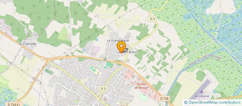 localisation de l'entreprise FECOPRO à ARVERT