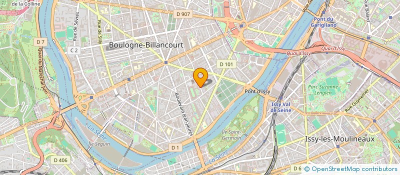localisation de l'entreprise FECOREC à BOULOGNE BILLANCOURT