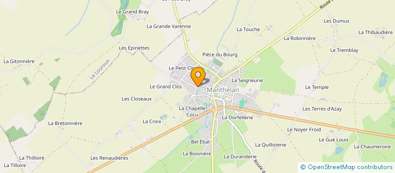 localisation de l'entreprise FED AIDE DOMIC LE MILIEU RURAL à MANTHELAN