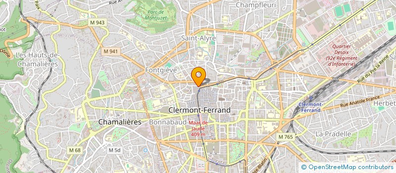 localisation de l'entreprise FED ASSOC INSERTION SAUVEGARDE PATRIMOIN  CLERMONT-FERRAND