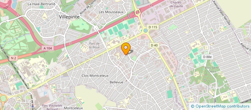 localisation de l'entreprise FED ASSOC SOLIDARITE IMMIGRATIO DEVELOP à VILLEPINTE