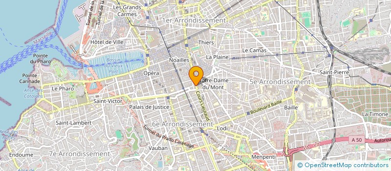 localisation de l'entreprise FED COMMERCANTS ARTISANS PROF LIBERALES à MARSEILLE