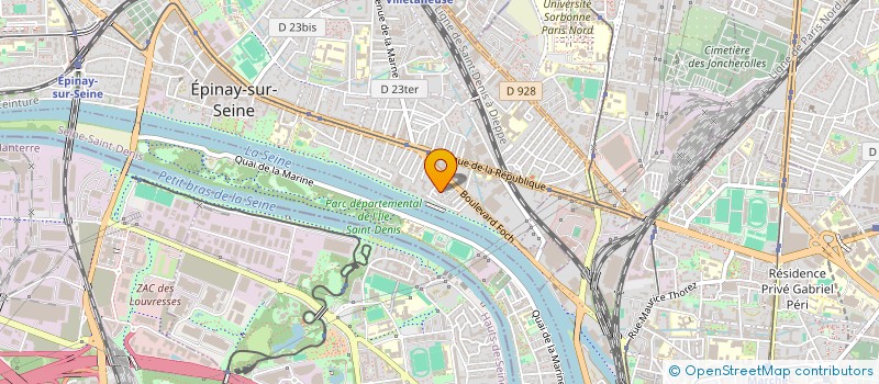 localisation de l'entreprise FED CORP à EPINAY-SUR-SEINE