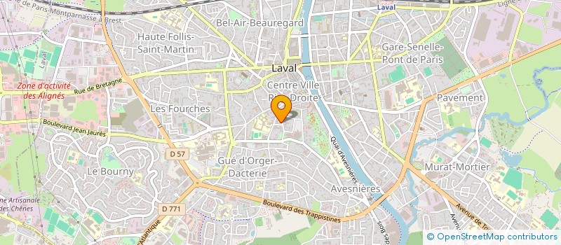 localisation de l'entreprise FED DEP ASSUR MUTUELLES AGRIC DE LA MAY à LAVAL