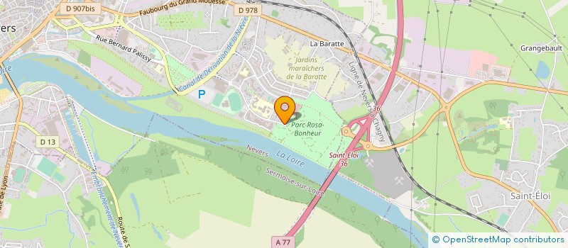 localisation de l'entreprise FED DEP CAISSES LOCALES MUTUELLES AGRIC à NEVERS