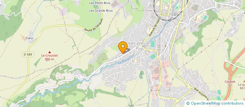 localisation de l'entreprise FED DEP CHASSEURS HAUTE LOIRE à VALS-PRES-LE-PUY