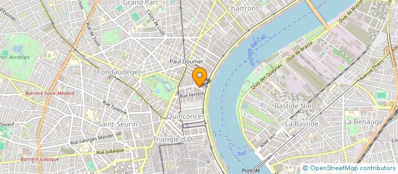 localisation de l'entreprise FED DEP DES GPT D'EMPL AGRI ET RURA  BORDEAUX