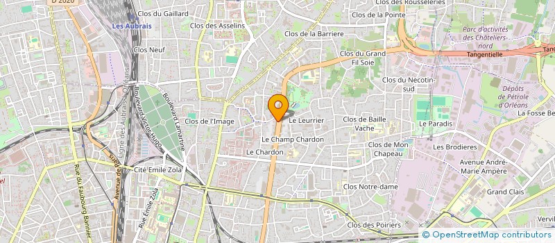 localisation de l'entreprise FED DEP GROUPES ETUDES TECHNIQ LEGUMIERS à ORLEANS