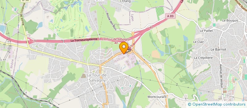 localisation de l'entreprise FED DEPART ASS PECHE PISCICULT  LA TOUR-DE-SALVAGNY