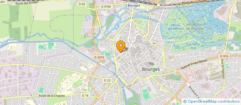 localisation de l'entreprise FED DEPART CAISSES LOCALES ASSUR DU CHER  BOURGES