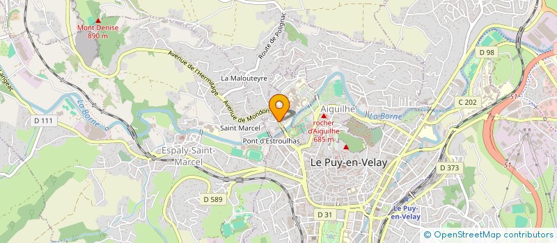 localisation de l'entreprise FED DEPART MOUV CHRETIENS LE MONDE RURAL à LE PUY-EN-VELAY
