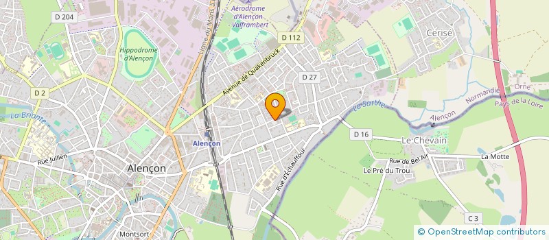 localisation de l'entreprise FED DEPARTEMENT ASS FAMILIALES RURALES à SEES