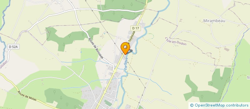 localisation de l'entreprise FED DEPT AIDE A DOMICILE EN MILIEU RURAL à L'ISLE-EN-DODON