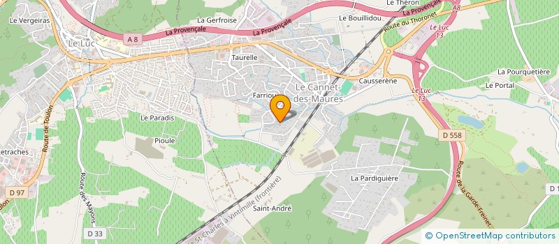 localisation de l'entreprise FED DEPT ANCIENS COMBATTANTS DU FRONT à LE CANNET DES MAURES