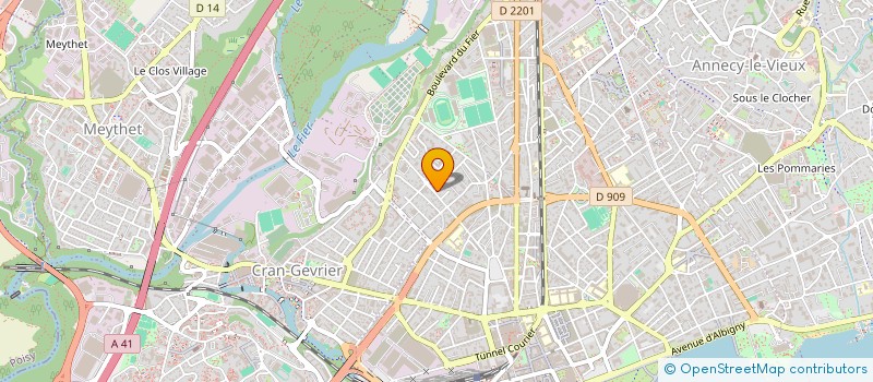 localisation de l'entreprise FED DEPT DES GRPTS DE DEFENSE CONTRE LES ORGANISMES NUISIBLES  ANNECY