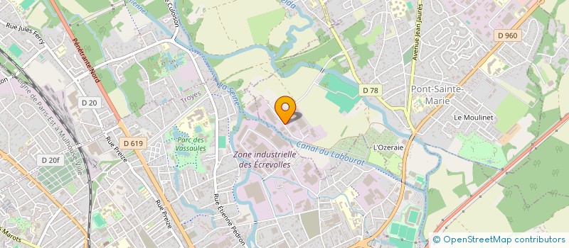 localisation de l'entreprise FED DES COMMERCANTS INDEPENDANTS AUBOIS  PONT-SAINTE-MARIE