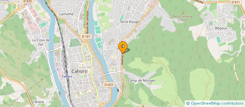 localisation de l'entreprise FED DU BATIMENT ET TRAVAUX PUBLIC DU LOT  CAHORS