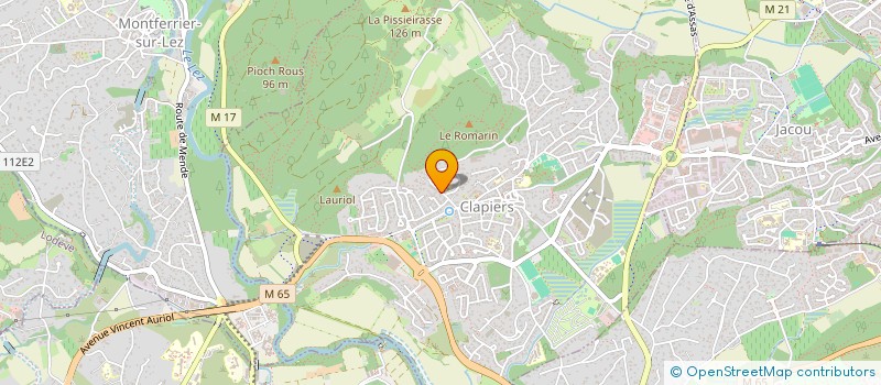 localisation de l'entreprise FED EGLISES ADVENT SUD FRANCE  CLAPIERS