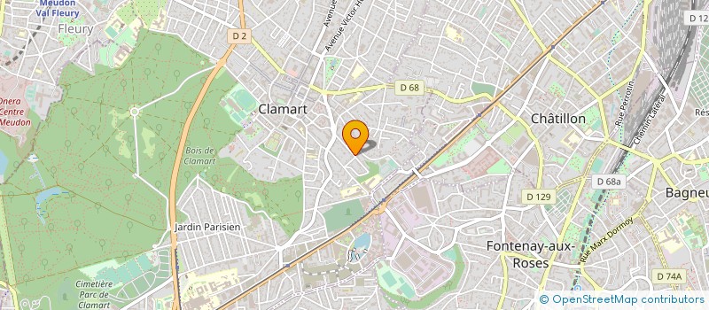 localisation de l'entreprise FED ENFANTS MUSIQUE ENSEMBLE à CLAMART