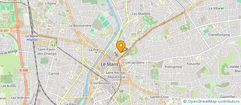 localisation de l'entreprise FED FAM DEPT ENS AGRICOLE PRIVE SARTHE à LE MANS