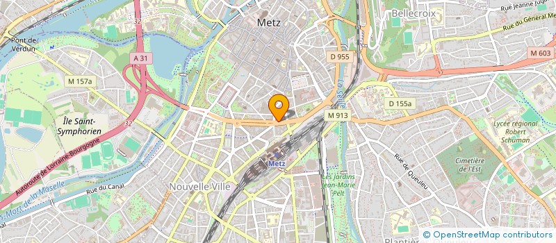 localisation de l'entreprise FED-FINANCES ET DEVELOPPEMENT à METZ