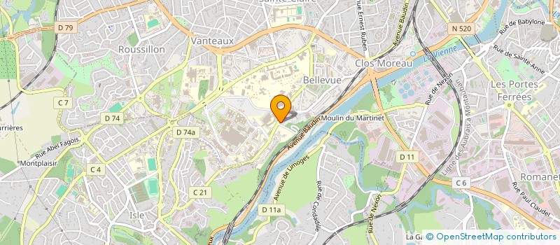 localisation de l'entreprise FED FR ASSOC AMIC INSUFISANTS RESPIRATOI à LIMOGES
