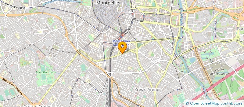 localisation de l'entreprise FED FRANC EDUC GYMNASTIQUE VOLONTAIRE à MONTPELLIER