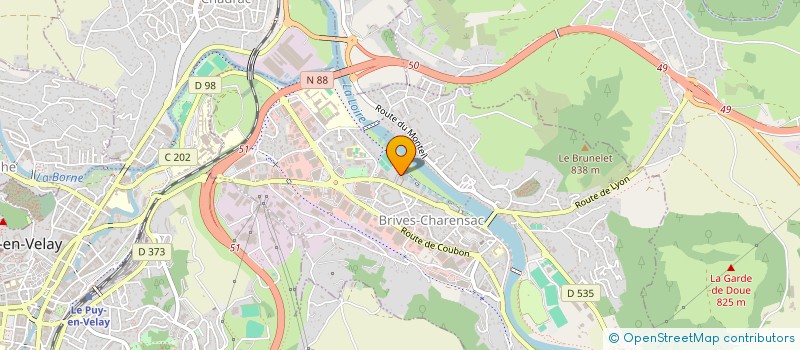 localisation de l'entreprise FED FRANC MOTARDS COLERE HTE LOIRE  BRIVES-CHARENSAC