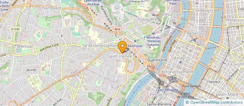 localisation de l'entreprise FED. FRANCAISE DES RADIOS CHRETIENNES à LYON