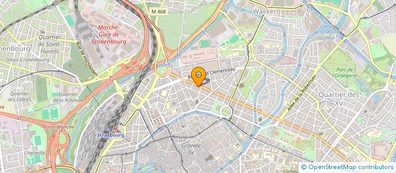 localisation de l'entreprise FED FRANCAISE MOTARDS EN COLERE BAS RHIN à STRASBOURG
