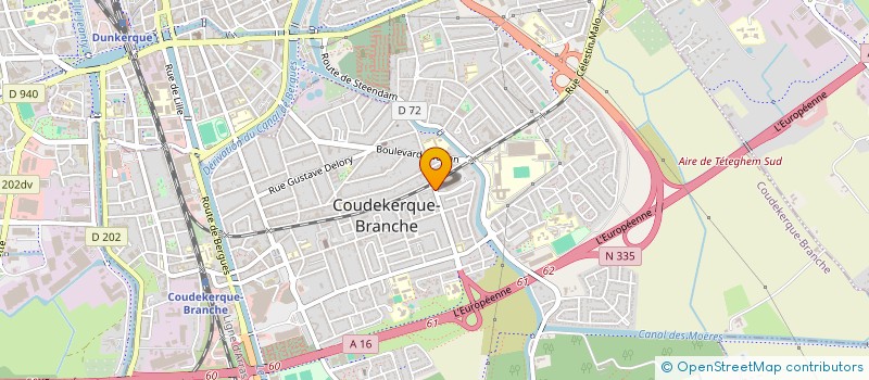 localisation de l'entreprise FED FRANCCAISE DE MODELISME FERROVIAIRE  COUDEKERQUE-BRANCHE