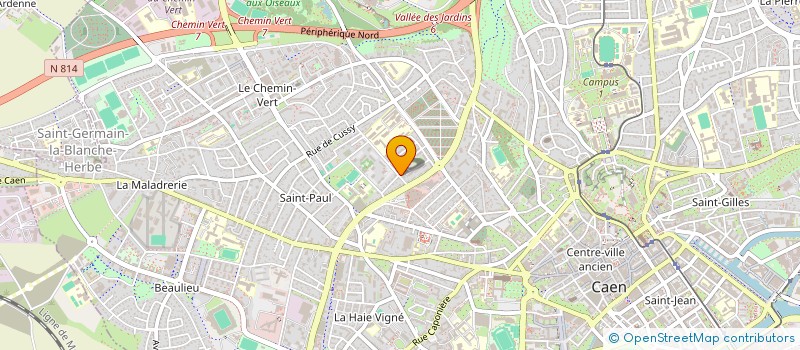 localisation de l'entreprise FED FSE BOWLING ET SPORT DE QUILLES - 14 à CAEN