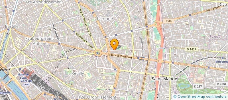 localisation de l'entreprise FED INTER DE NATUROPATHIE à PARIS