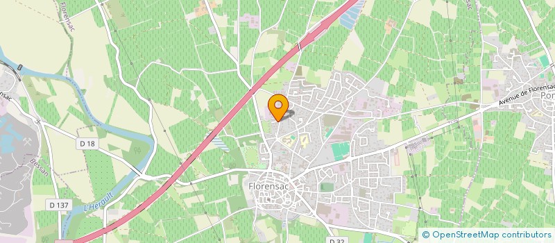 localisation de l'entreprise FED INTERNAT DE BATON DE DEFENSE à FLORENSAC