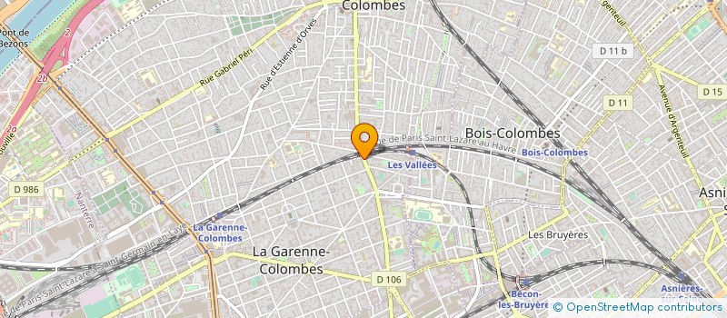 localisation de l'entreprise FED NALE ASS DEVEL ENFANT LOISIRS EDUC  LA GARENNE-COLOMBES