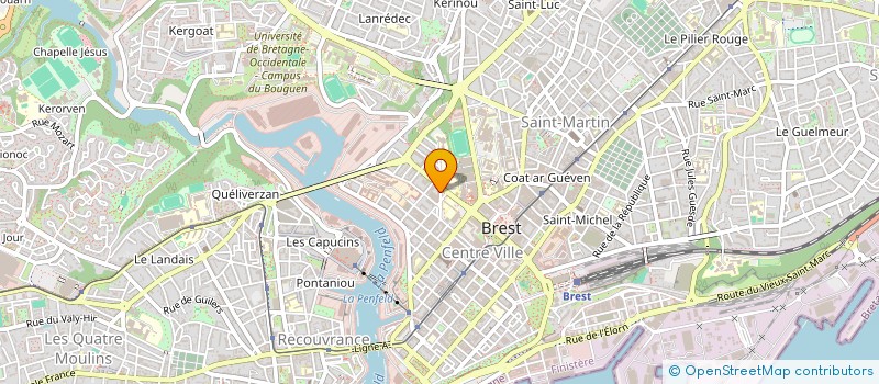 localisation de l'entreprise FED NAT ACCIDENTES DU TRAVAIL ET HANDICA à BREST