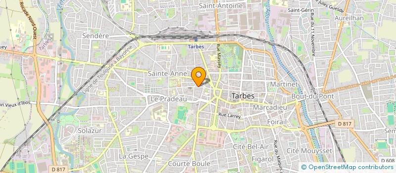 localisation de l'entreprise FED NAT ACCIDENTES DU TRAVAIL & HANDICAP à TARBES