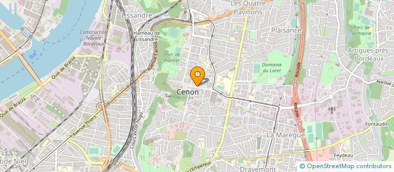 localisation de l'entreprise FED NAT ANC COMBAT ALGERIE MAR  CENON