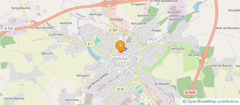 localisation de l'entreprise FED NAT ANCIENS COMBAT ALGERIE à LOCMINE