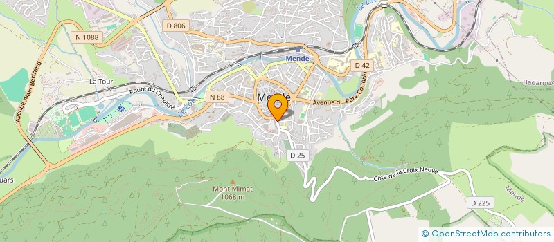 localisation de l'entreprise FED NAT ANCIENS COMBAT ALGERIE à MENDE