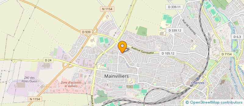 localisation de l'entreprise FED NAT ANCIENS COMBATTANTS AFRIQUE NORD à MAINVILLIERS