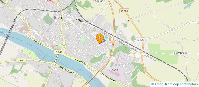localisation de l'entreprise FED NAT ANCIENS COMBATTANTS D ALGERIE à GIEN