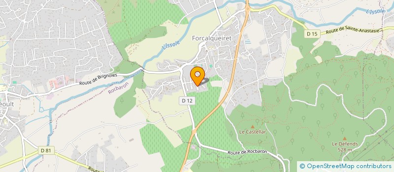 localisation de l'entreprise FED NAT COMBATTANTS MOINS DE VINGT ANS  FORCALQUEIRET