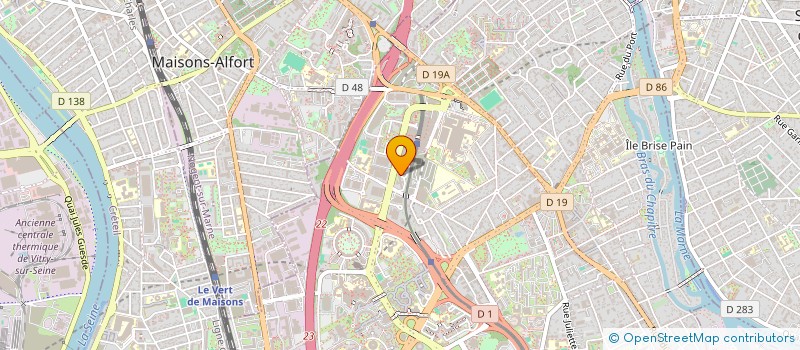 localisation de l'entreprise FED NAT TRAV PTT CGT VAL MARNE à CRETEIL