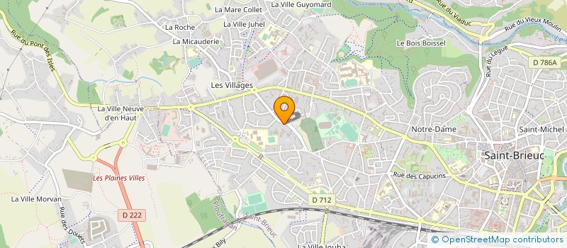 localisation de l'entreprise FED NATION DES ACCIDENTES TRAVAIL ET HAN à SAINT-BRIEUC