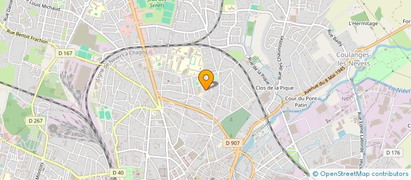 localisation de l'entreprise FED NATIONALE ACCIDENTES TRAV ET HANDICA à NEVERS