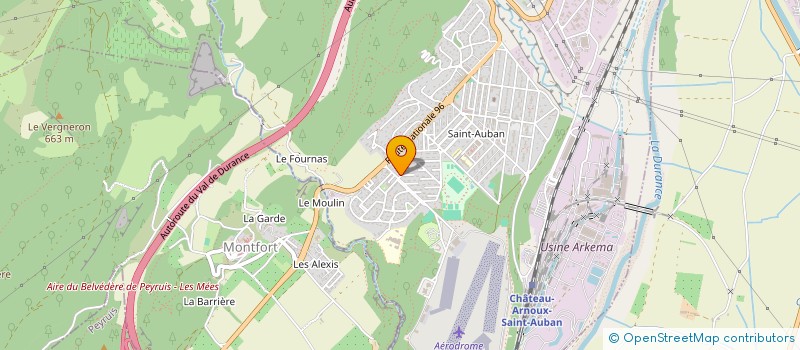 localisation de l'entreprise FED NATIONALE ACCIDENTES TRAVAIL HANDICA à CHATEAU-ARNOUX-SAINT-AUBAN