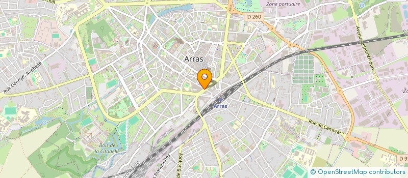 localisation de l'entreprise FED OEUVRES SOCIALES DES PTT à ARRAS